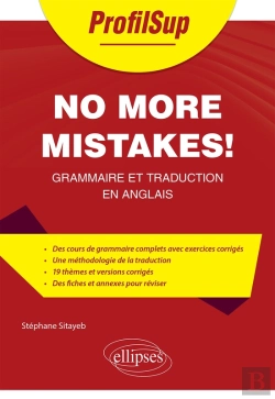 Bertrand.pt - No More Mistakes! Grammaire Et Traduction En Anglais