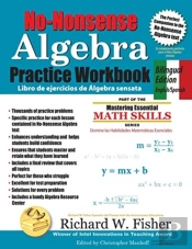 No-Nonsense Algebra Practice Workbook, Bilingual Edition