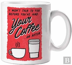 Bertrand.pt - No Talk Before Coffee Mug