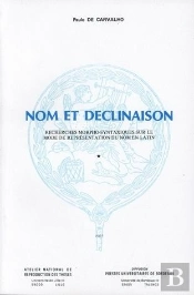 Nom Et Déclinaison : Recherches Morpho-Syntaxiques Sur Le Mode De Représentation Du Nom En Latin