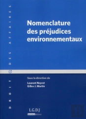 Nomenclature Des Prejudices Environnementaux