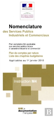 Nomenclature Des Services Publics Industriels Et Commerciaux ; Plan Comptable M4