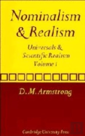 Nominalism And Realism: Volume 1