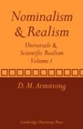 Nominalism And Realism: Volume 1