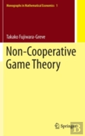 Non-Cooperative Game Theory