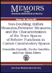 Non-Doubling Ahlfors Measures, Perimeter Measures, And The Characterization Of The Trace Spaces Of Sobolev Functions In Carnot-Caratheodory Spaces