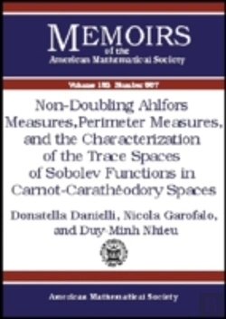 Bertrand.pt - Non-Doubling Ahlfors Measures, Perimeter Measures, And The Characterization Of The Trace Spaces Of Sobolev Functions In Carnot-Caratheodory Spaces