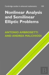 Nonlinear Analysis And Semilinear Elliptic Problems