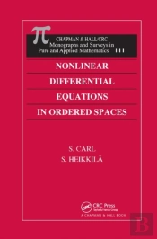 Nonlinear Differential Equations In Ordered Spaces