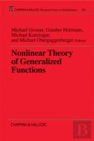 Nonlinear Theory Of Generalized Functions