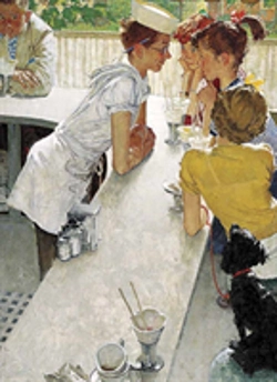 Bertrand.pt - Norman Rockwell'S Soda Jerk Notebook