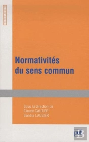 Normativités Du Sens Commun