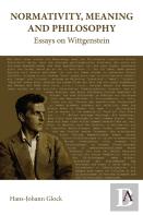 Normativity, Meaning And Philosophy: Essays On Wittgenstein