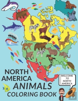 Bertrand.pt - North America Animals Coloring Book