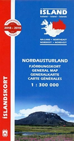 Bertrand.pt - North East Iceland Map 1:300 000