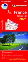 Northeastern France 2021 - Michelin National Map 707