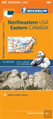 Northeastern Usa, Eastern Canada - Michelin Regional Map 583
