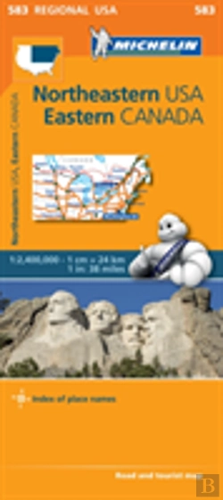 Bertrand.pt - Northeastern Usa, Eastern Canada - Michelin Regional Map 583