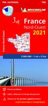 Northwestern France 2021- Michelin National Map 706