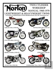 Norton 1960-1970 Lightweight And Heavyweight 'Twin Cylinder' Workshop Manual 250cc To 750cc. Including The 1968-1970 Commando