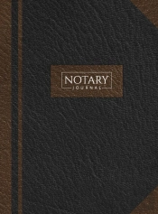 Notary Journal: Hardbound Record Book Lo