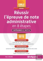Note Aux Concours Administratifs (La)