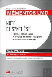 Note De Synthese 1ere Edition