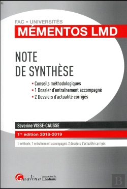 Bertrand.pt - Note De Synthese 1ere Edition