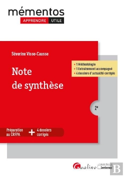 Bertrand.pt - Note De Synthese, 2eme Edition - Conseils Methodologiques- 1 Dossier Entrainement Accompagne- 2 Doss