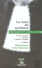 Note De Synthese ; 8e Edition
