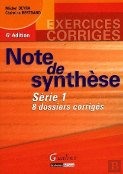 Bertrand.pt - Note De Synthèse T.1 (6e Édition)