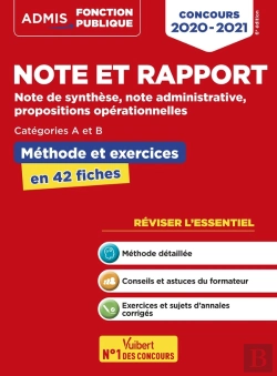 Bertrand.pt - Note Et Rapport - Methode Et Exercices - Concours De Categories A Et B