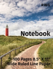 Notebook: 100 Pages 8.5  X 11  Wide Rule