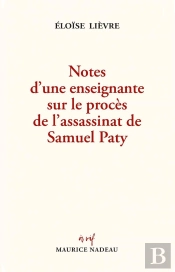 Notes D'Une Enseignante Sur Le Procès De L'Assassinat De Samuel Paty