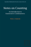 Notes On Counting: An Introduction To Enumerative Combinatorics