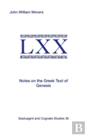 Notes On The Greek Text Of Genesis