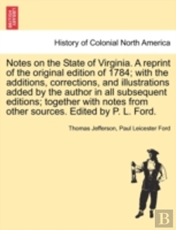 Bertrand.pt - Notes On The State Of Virginia. A Reprin