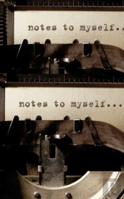 Notes To My Self Creative Blank Journal