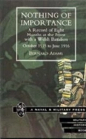 Nothing Of Importance. A Record Of Eight Months At The Front With A Welsh Battalion October 1915 To June 1916