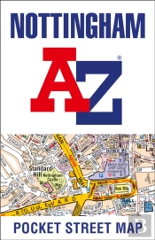Nottingham A-Z Pocket Street Map