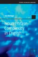 Noun Phrase Complexity In English