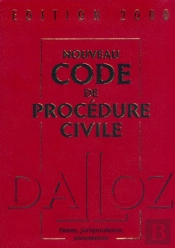 Nouveau Code De Procedure Civile 2000
