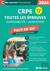 Nouveau Crpe - Toutes Les Épreuves (Admission & Admissibilité) : Concours 2026 - Accessible Dès La L3
