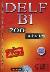 Nouveau Delf B1 + Cd Audio - 200 Activites - + Livret De Corriges