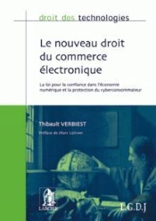 Nouveau Droit Du Commerce Électronique ; Droit Français