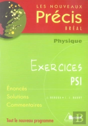 Nouveau Précis Exercices Physique Psi