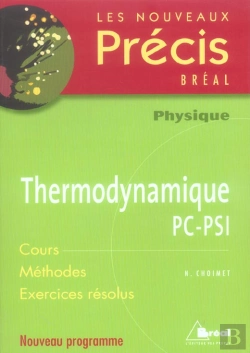 Bertrand.pt - Nouveau Precis Thermodynamique Pc-Psi