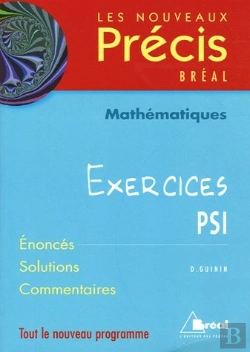 Bertrand.pt - Nouveaux Précis; Exercices Maths Psi