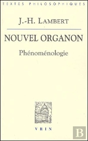 Nouvel Organon ; Phénoménologie