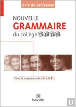 Bertrand.pt - Nouvelle Grammaire Du College ; Livre Du Professeur (Edition 2007)